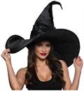 Jumbo Black Witch Hat Adult Costume Accessory