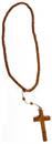 Wooden Cross Necklace Adult Costume Accessory
