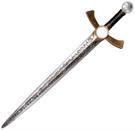 Inscription Gold & Silver Sword 30 Inch Foam Adult Costume Accessory