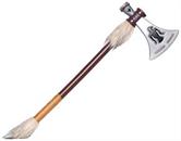 Tomahawk with Fur 11 Inch Foam Adult Costume Accessory