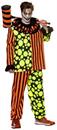 Neon Terror Blacklight Reactive Clown Adult Costume