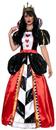 Alice in Wonderland Queen Of Hearts Adult Costume Dress