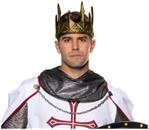 King's Silver Crown Foam Adult Costume Accessory