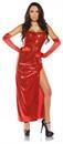 Bombshell Long Red Sequin Dress Adult Costume