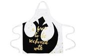 Star Wars White Adult Apron - œA Force To Be Reckoned With - Rebel Design