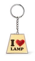 Anchorman The Legend of Ron Burgundy "I Heart Lamp" Keychain
