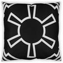 Star Wars Large Throw Pillow | Empire Imperial Symbol Design | 25 x 25 Inches