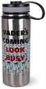 Star Wars Stormtroopers "Vader's Coming, Look Busy" Canteen Water Bottle | Holds 18 Ounces