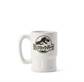 Jurassic Park Japanese Logo 3.5â€ x 3.3â€ Ceramic Mini Mug