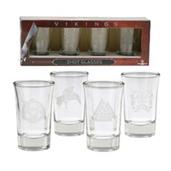 Viking Shot Glasses Set of 4