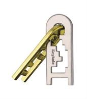 Hanayama Level 4 Cast Metal Brain Teaser Puzzle - Keyhole