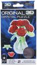 Red Roses in Vase 44 Piece 3D Crystal Jigsaw Puzzle