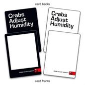 Crabs Adjust Humidity Playing Cards Blank Deck