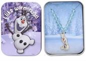 Frozen Necklace: Olaf I Like Warm Hugs!