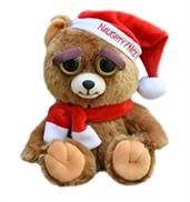 Feisty Pets Ebenezer Claws Santa Bear 8" Plush