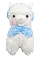 Llama Earmuffs Alpaca 4.5" Prime Plush Key Chain White