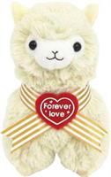 Llama Sweet Heart Alpaca 4.5" Plush Key Chain Khaki