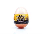 Gudetama The Lazy Egg Metallic Slime & Mini Figure | Yellow