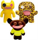 Fuggler 2.5 Inch Figure 3-Pack | Dark Yellow, Leopard Print, Black/Yellow