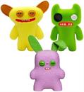 Fuggler 2.5 Inch Figure 3-Pack | Tan/Yellow, Pink, Green