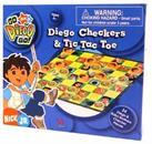Nickelodeon Checkers and Tic Tac Toe Game Diego