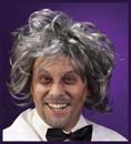 Mad Scientist Costume Wig