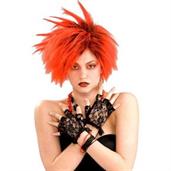 80's Punk Rock - Black Lace Fingerless Costume Gloves