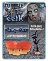 Prosthetic Rotted Zombie Teeth Costume Accessory