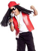 Hip Hop Star Costume Hat and Wig Child