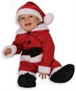 Fleece Santa Costume With Belt Newborn Child
